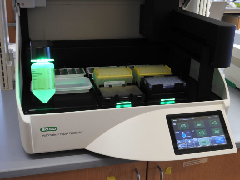 Bio Rad QX200 Clemson University Genomics and Bioinformatics facility