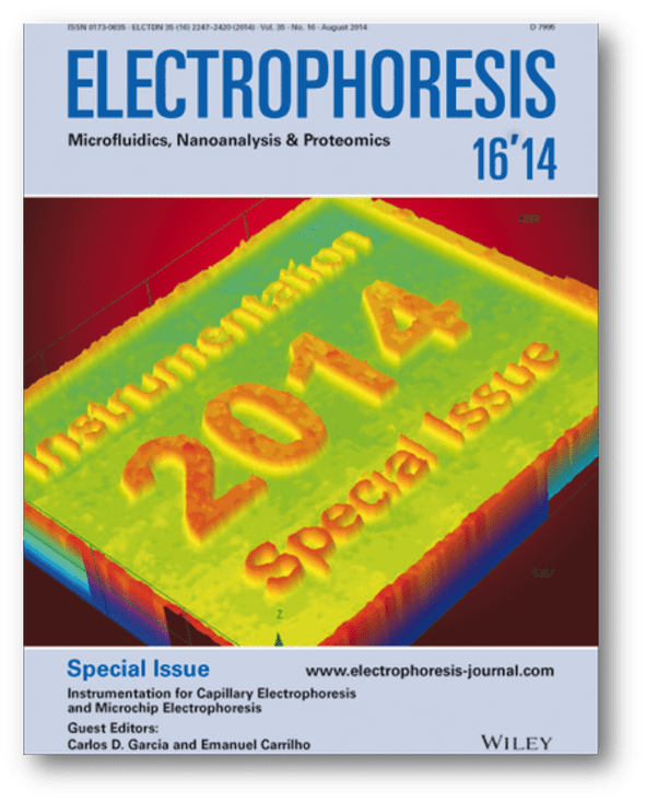 Journal Cover for the journal Electrophioresis