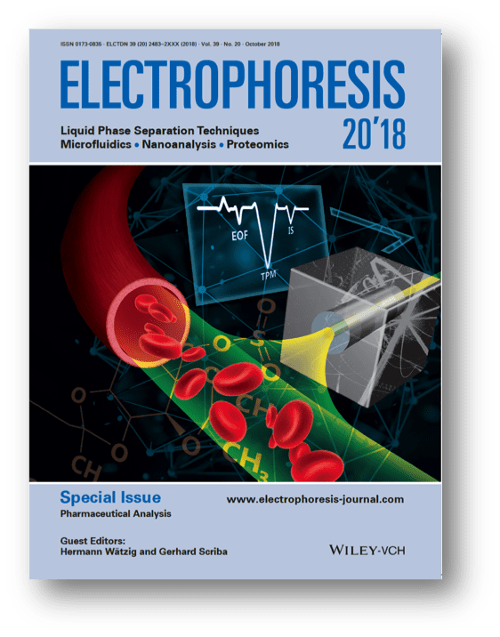 Journal Cover for the journal Electrophioresis