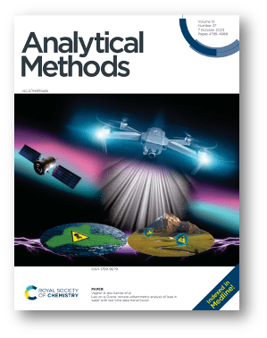 Cover image for a paper in Analytical Methods
